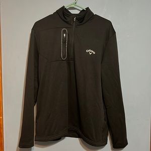 Mens large black Callaway 1/4 zip